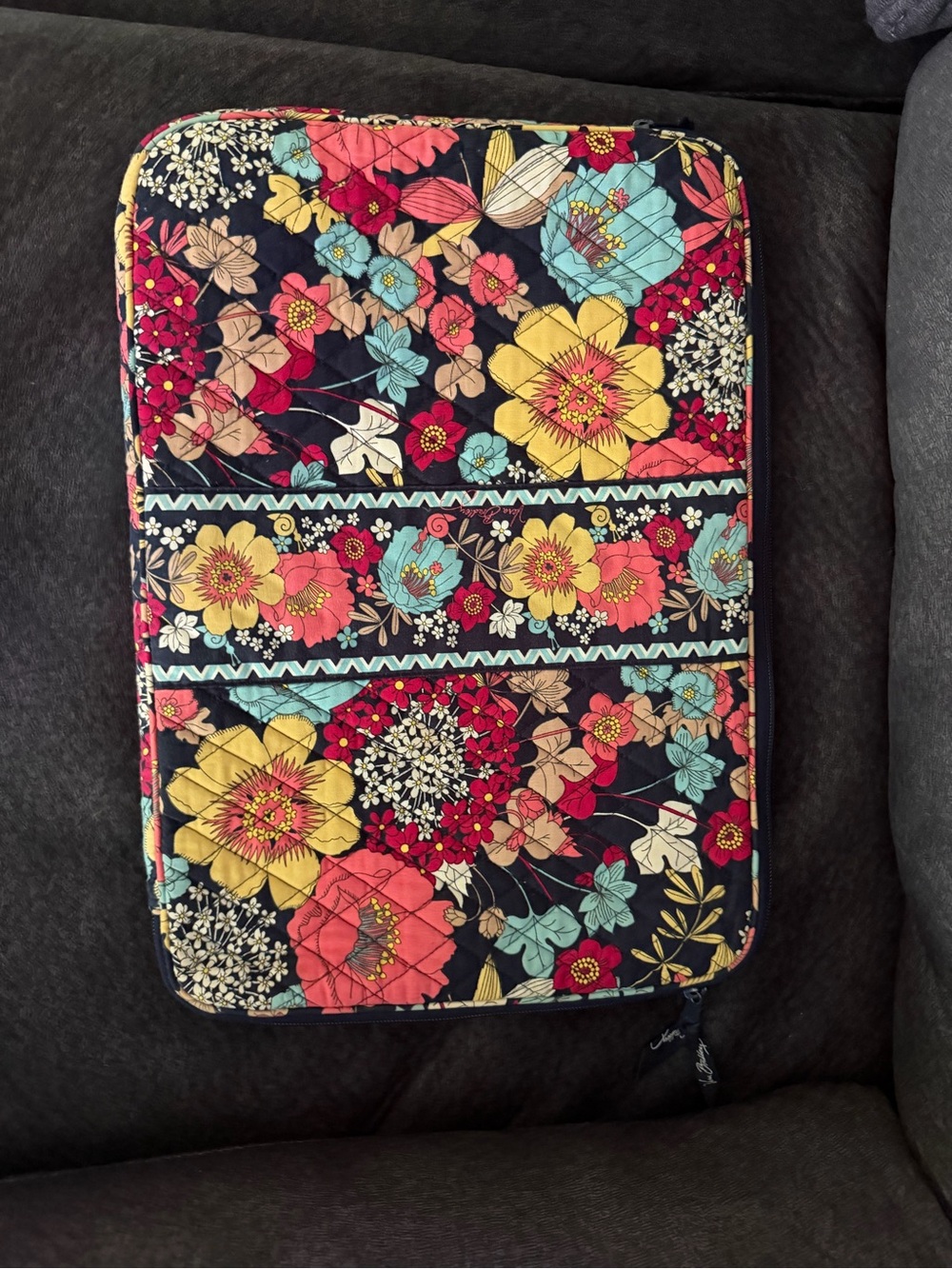 Vera Bradley Vintage Happy Snails Computer Case